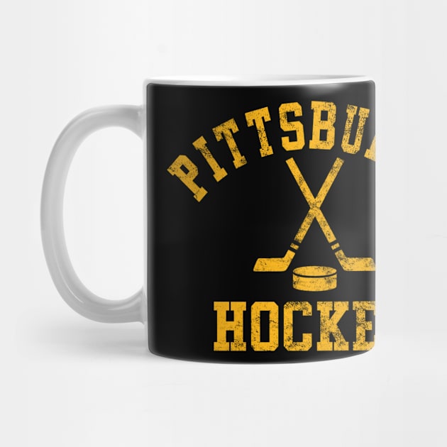 Vintage Pittsburgh Hockey by tropicalteesshop